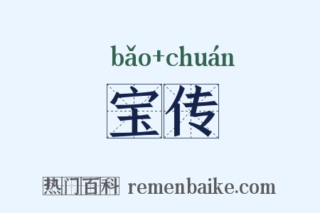 宝传是什么意思的图片